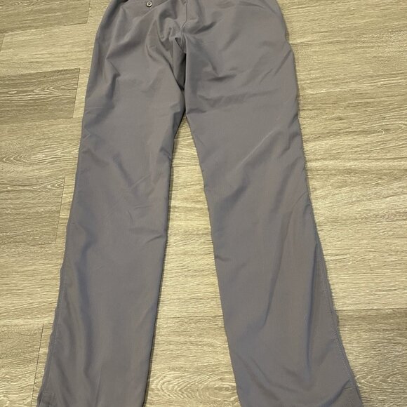 Under Armour Showdown Golf Pants Mens Size 30x32 Flat Front Gray Lightweight - Picture 3 of 4
